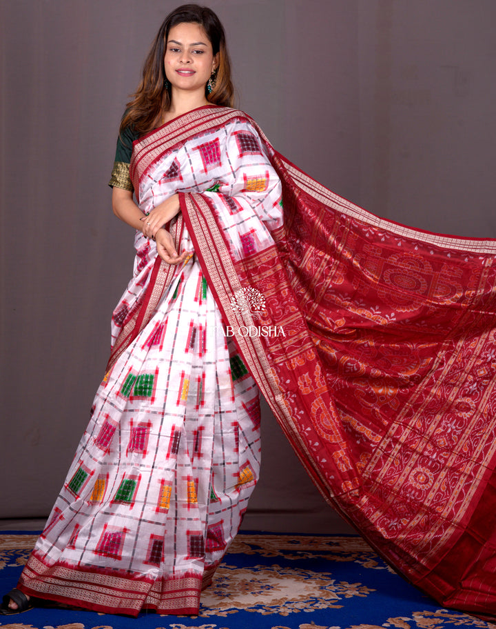 SAMBALPURI HERITAGE ASHWINI SILK PATTA SAREE