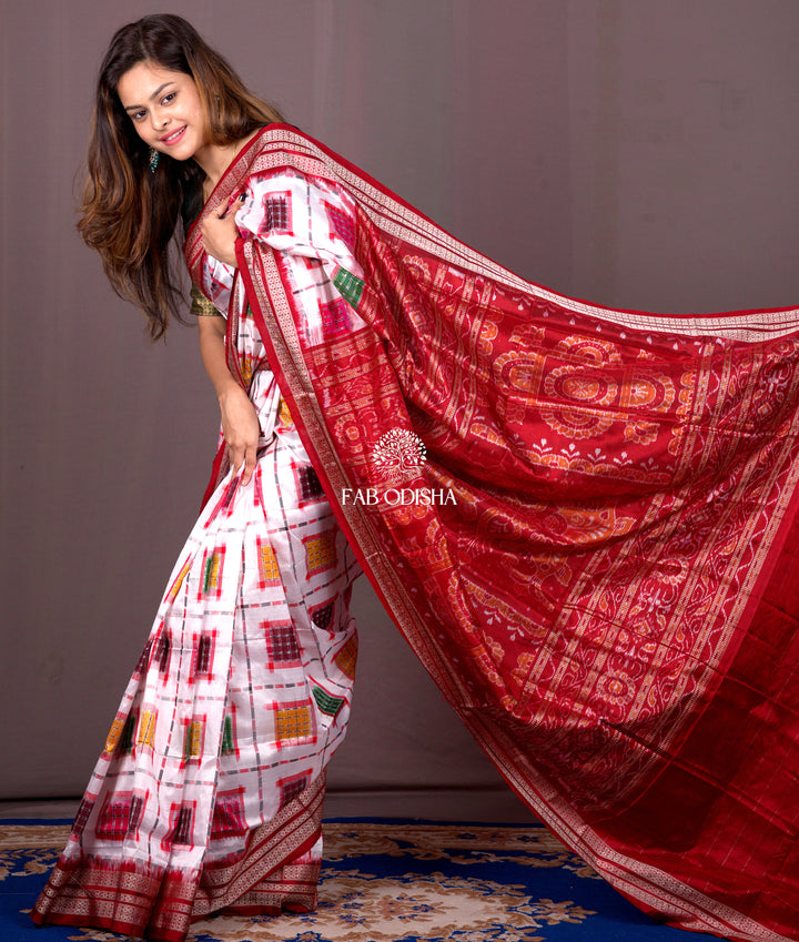 SAMBALPURI HERITAGE ASHWINI SILK PATTA SAREE