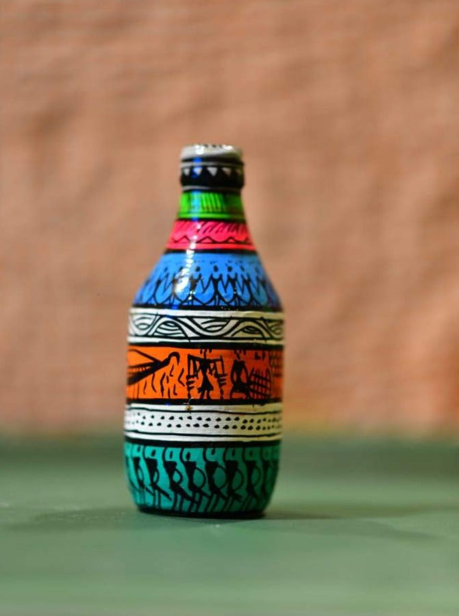 WARLI PATTACHITRA BOTTLE- SMALL