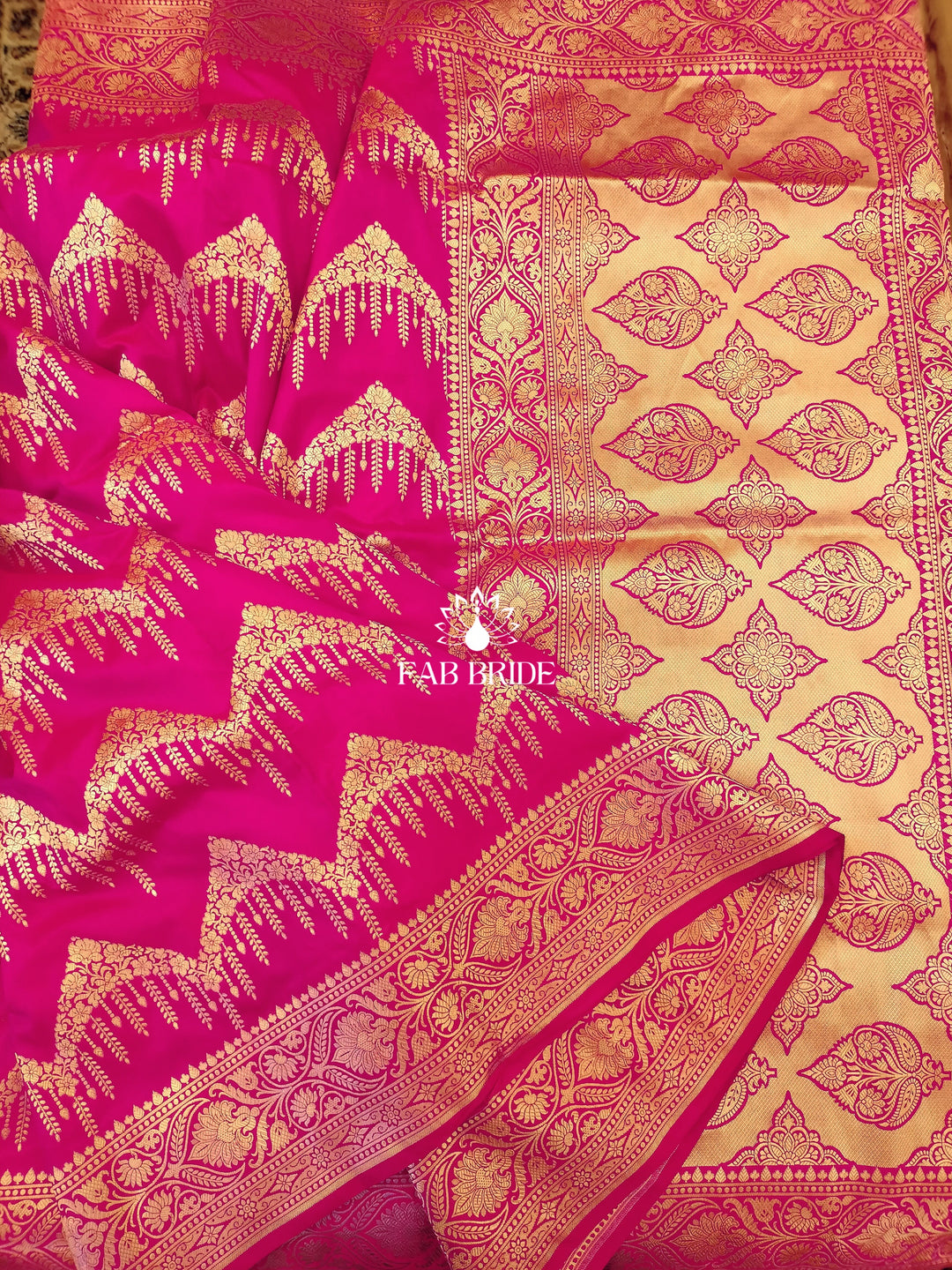 ”RAJRANI HAAR" SONA-RUPA ZARI PURE SILK BANARASI SAREE