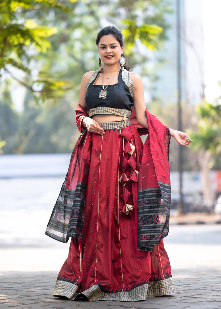 RAJNANDINI LUXE HANDLOOM SILK LEHENGA