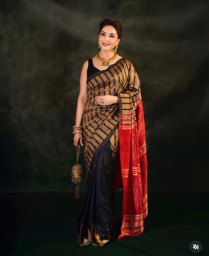 MADHURI DIXIT EXCLUSIVE SAMBALPURI HANDLOOM PURE SILK SAREE