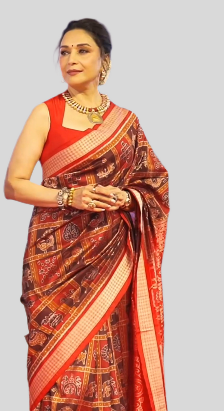 Madhuri Dixit Master Weave Sambalpuri Saree