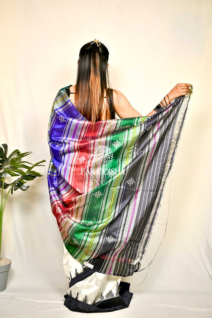 ADWITIYA DOUBLE ANCHAL BERHAMPURI PATTA SAREE