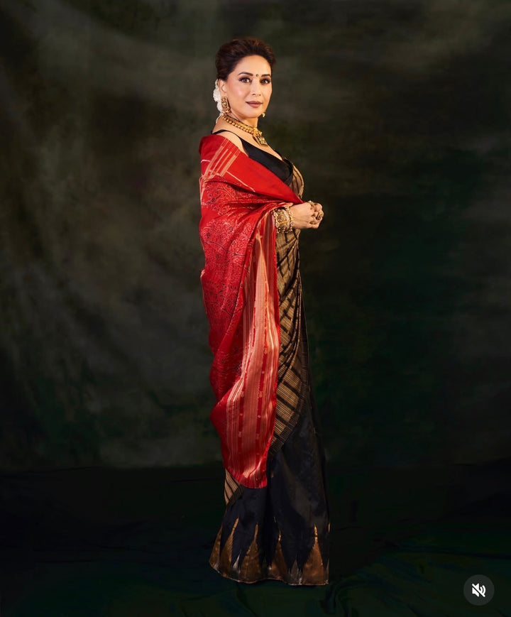 MADHURI DIXIT EXCLUSIVE SAMBALPURI HANDLOOM PURE SILK SAREE
