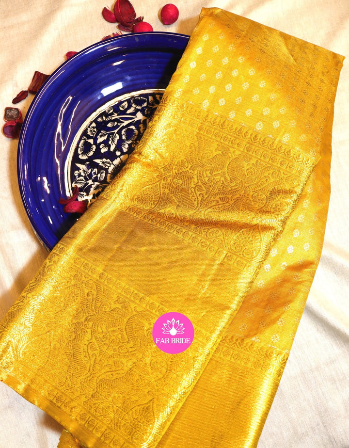 SWARNA PURE GOLD ZARI KANJIVARAM SAREE