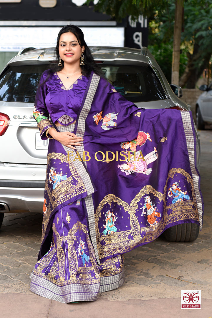 ANANTA SUTRA HERITAGE EXCLUSIVE PATTACHITRA HANDLOOM LEHENGA