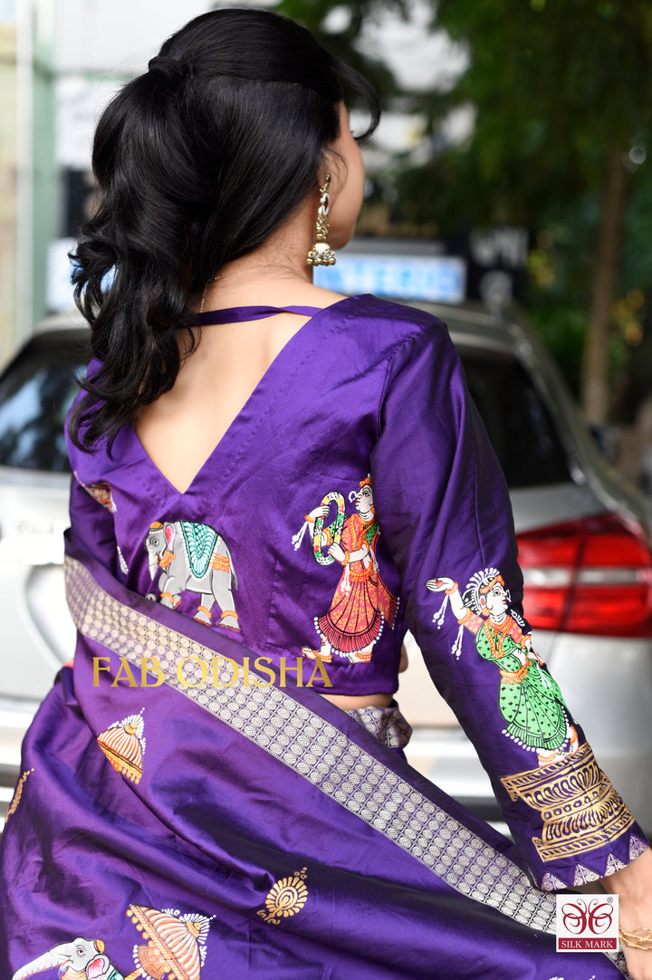 ANANTA SUTRA HERITAGE EXCLUSIVE PATTACHITRA HANDLOOM LEHENGA