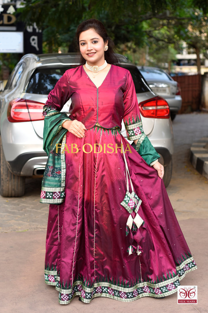 KIRAN KANYA HERITAGE EXCLUSIVE HANDLOOM LEHENGA