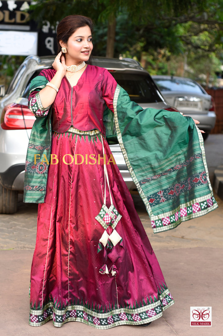 KIRAN KANYA HERITAGE EXCLUSIVE HANDLOOM LEHENGA