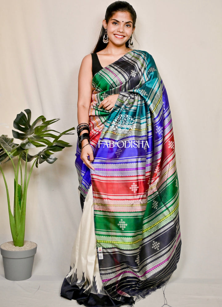 ADWITIYA DOUBLE ANCHAL BERHAMPURI PATTA SAREE