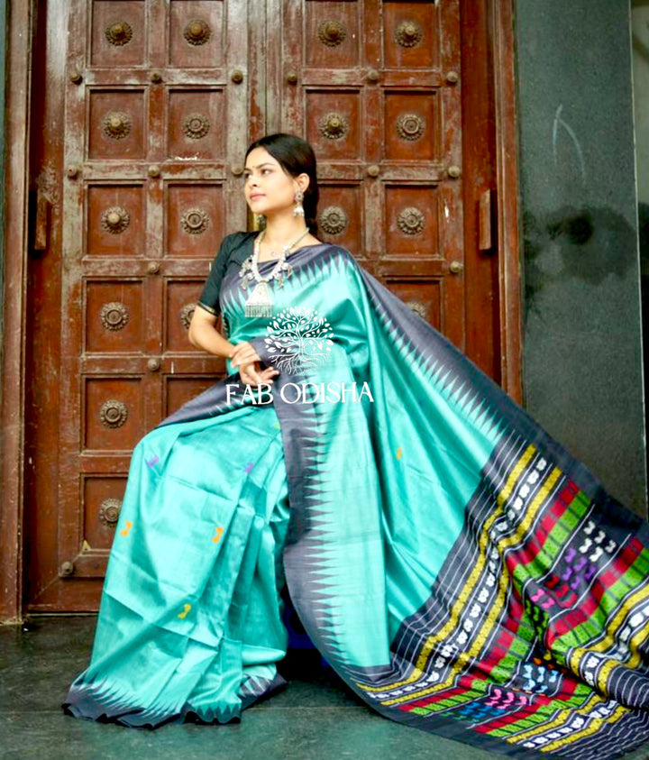 “FEROZA" FINE TUSSAR JALLA SAREE