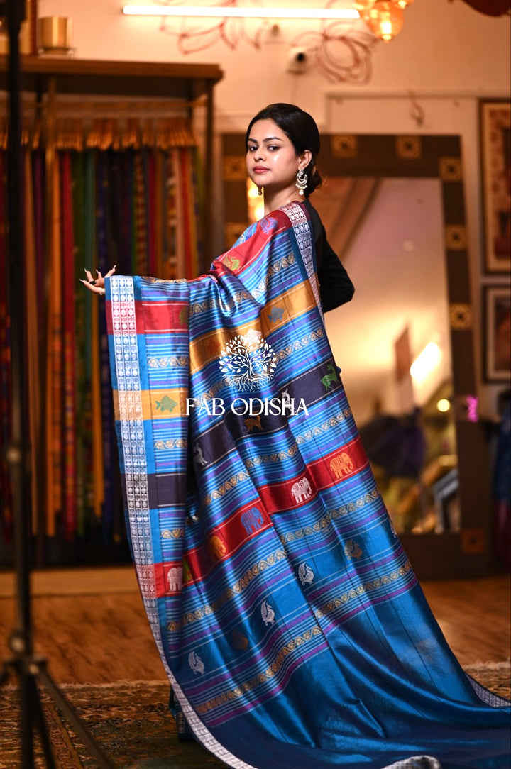 TOPAZ CHECKERED DOUBLE ANCHAL BERHAMPURI PATTA