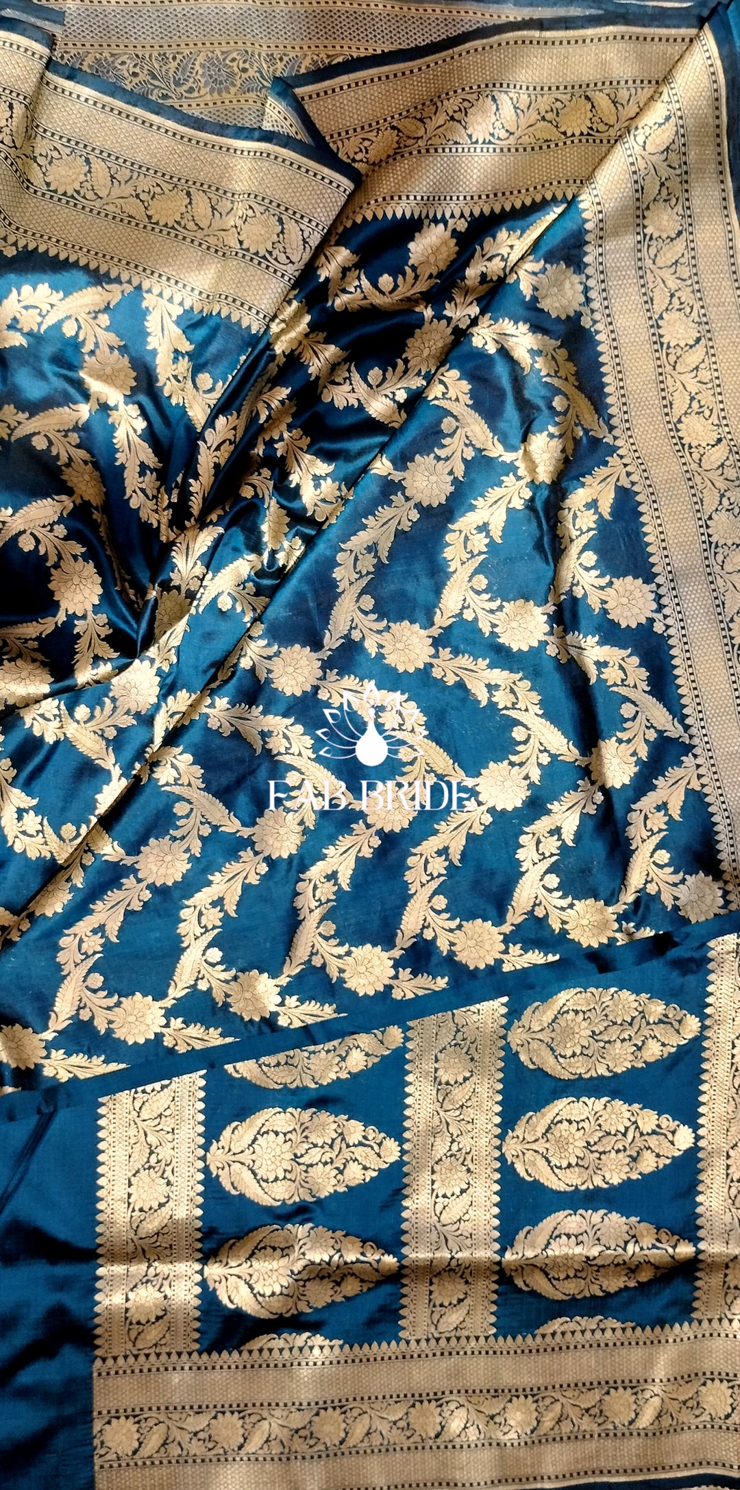 "JHEEL GULMOHAR " PURE SILK BANARASI BRIDAL SAREE