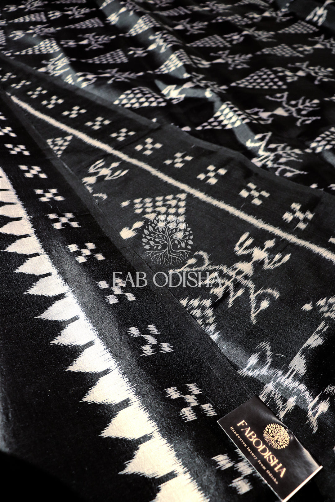 ROOPA JHOOTI BLACK ELITE MULBERRY SILK SAREE