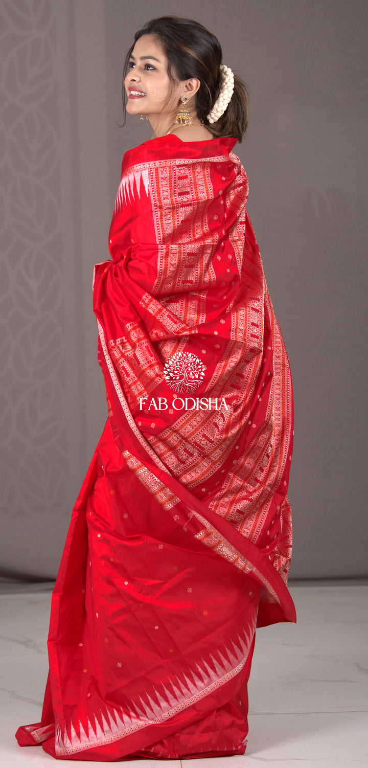 "SHAAM-E-GULSHAN" SAMBALPURI BOMKAI SILK SAREE