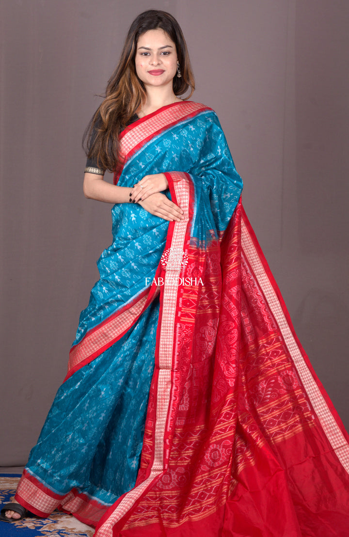 AASMANA SAMBALPURI SILK PATTA SAREE