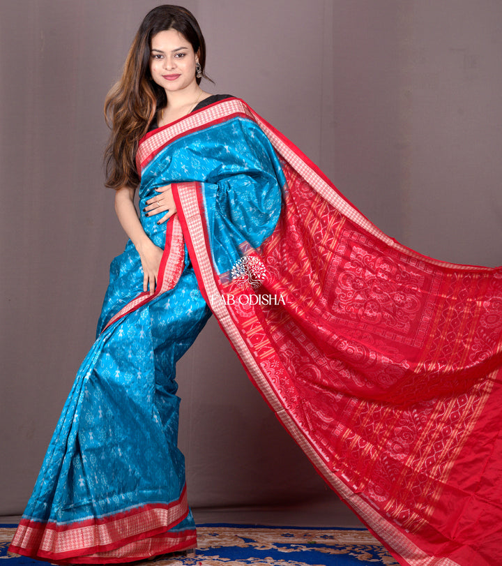 AASMANA SAMBALPURI SILK PATTA SAREE
