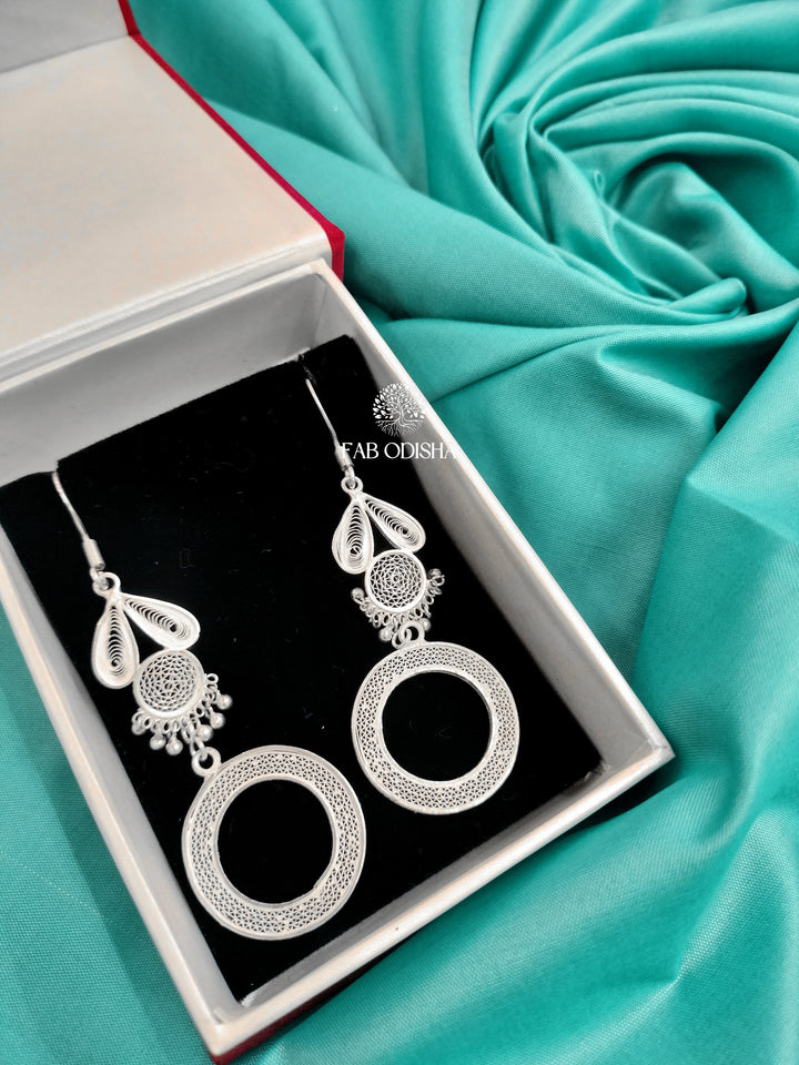 "PETALED RINGS" DESIGNER EARRINGS