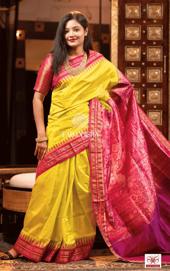 ROOPKALA SAMBALPURI HANDLOOM PURE SILK SAREE