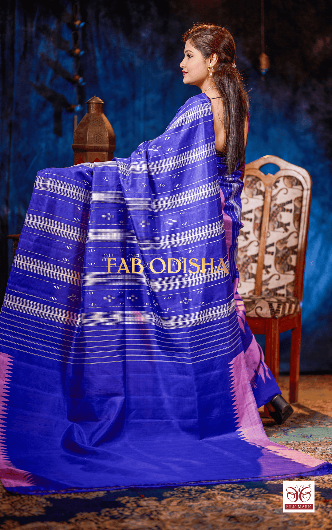 ANWESHA HERITAGE DOUBLE AANCHAL PURE SILK PATTA SAREE