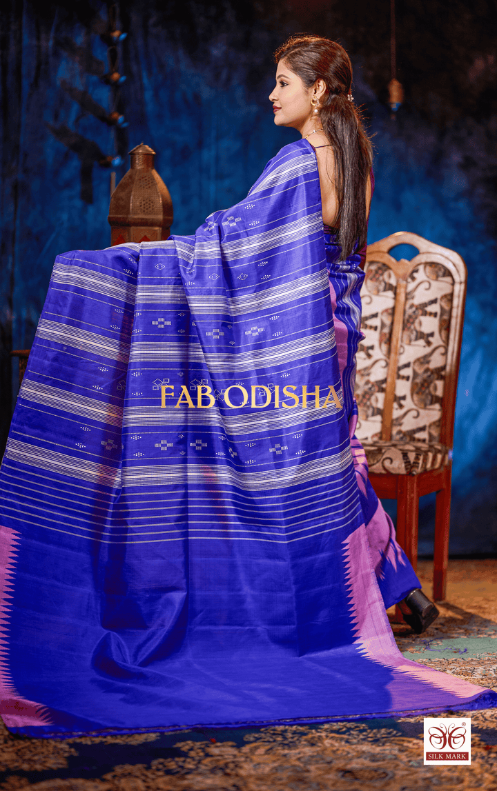 ANWESHA HERITAGE DOUBLE AANCHAL PURE SILK PATTA SAREE