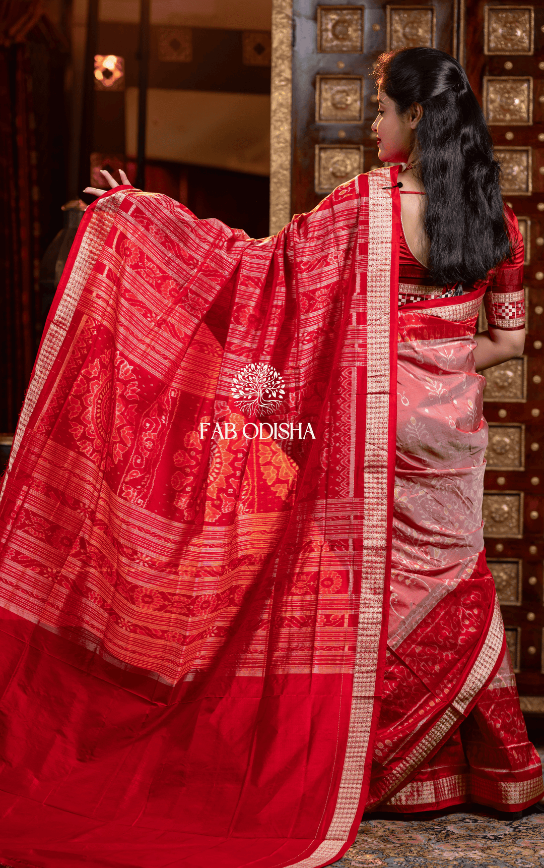 NOORANI SHRINGAR EXCLUSIVE SAMBALPURI HANDLOOM PURE SILK SAREE