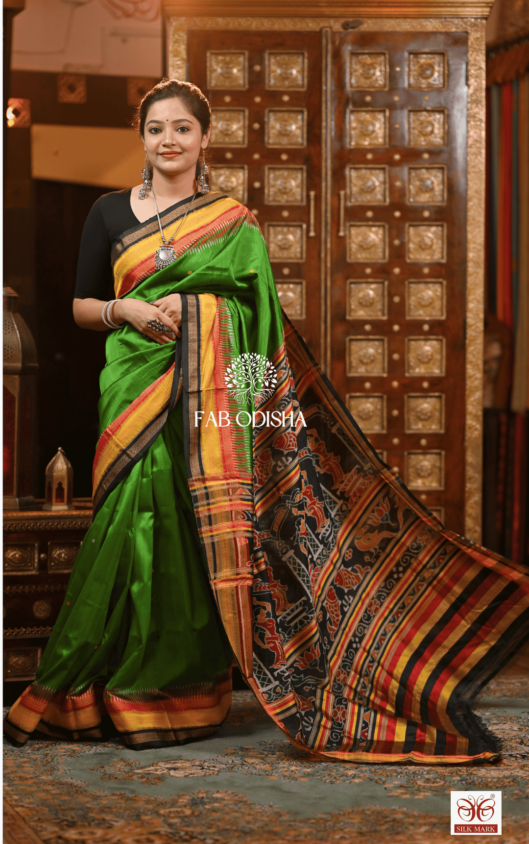 ANMOL NAVYASHA HERITAGE PREMIUM MULBERRY HANDLOOM SILK SAREE
