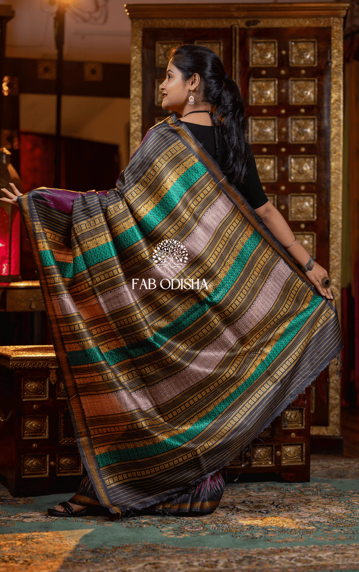ETERNAL ECLAT SHATIKA LUXURIOUS SUPER FINE TUSSAR SILK SAREE