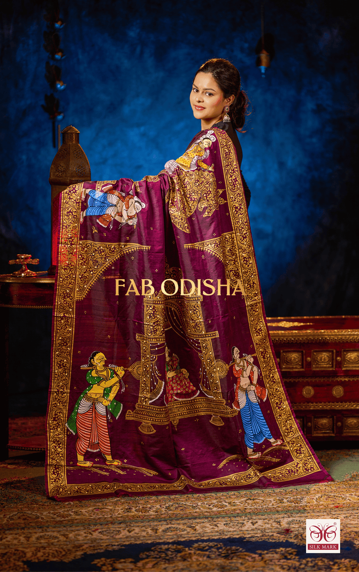 SUMAYA DOLI BARAT PATTACHITRA SILK SAREE