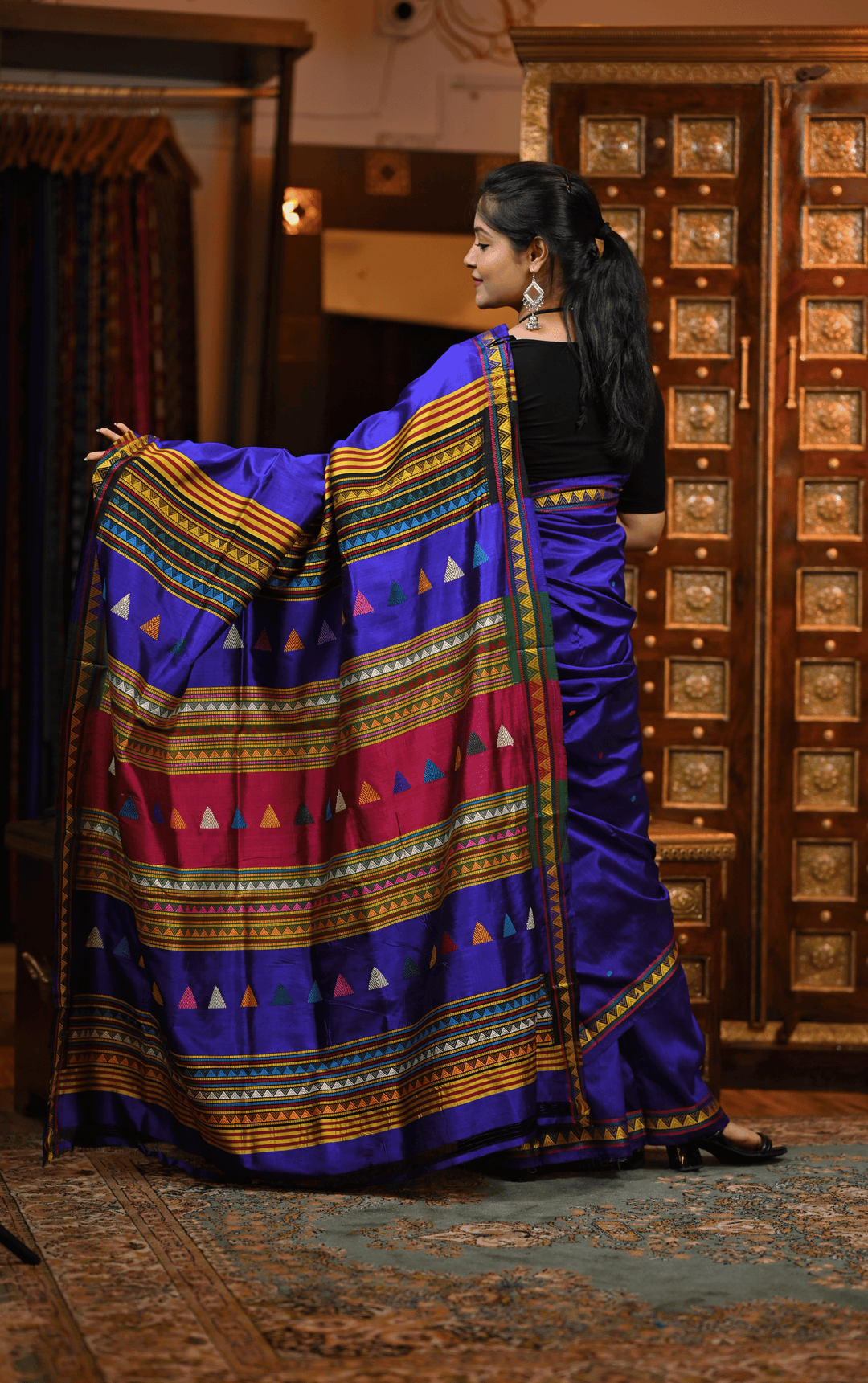 VANARUCHI HERITAGE DONGRIA PREMIUM MULBERRY HANDLOOM SILK SAREE