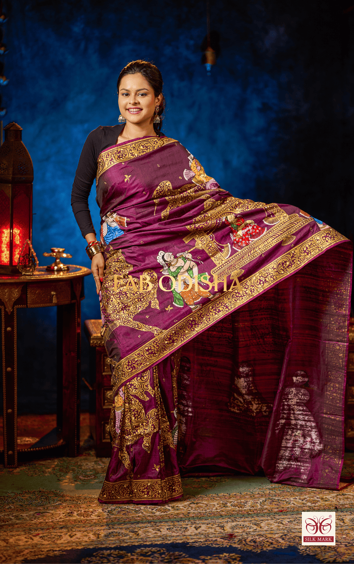 SUMAYA DOLI BARAT PATTACHITRA SILK SAREE