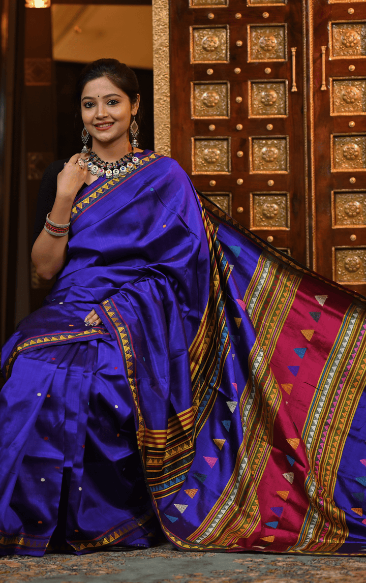 VANARUCHI HERITAGE DONGRIA PREMIUM MULBERRY HANDLOOM SILK SAREE