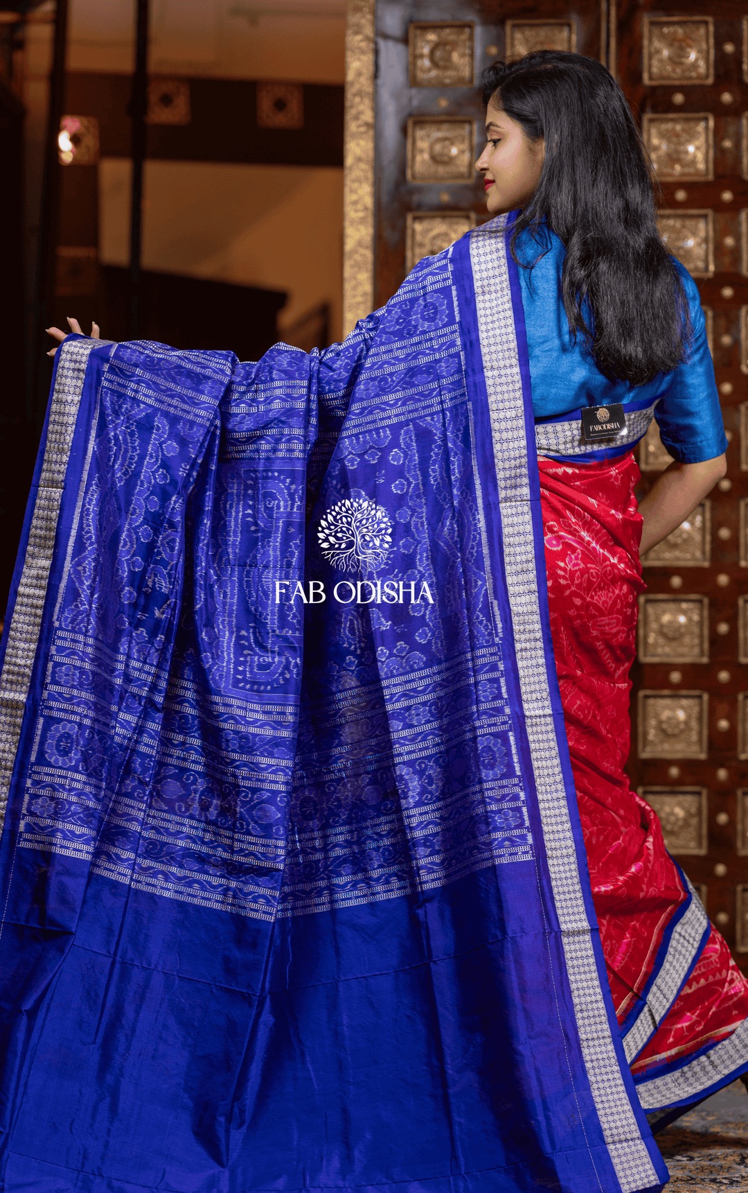 RUHANI PABITRA POSHAK EXCLUSIVE SAMBALPURI HANDLOOM PURE SILK SAREE