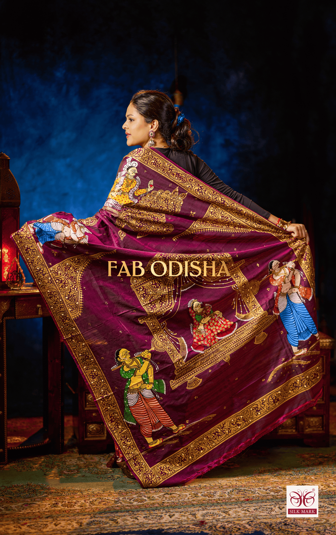 SUMAYA DOLI BARAT PATTACHITRA SILK SAREE