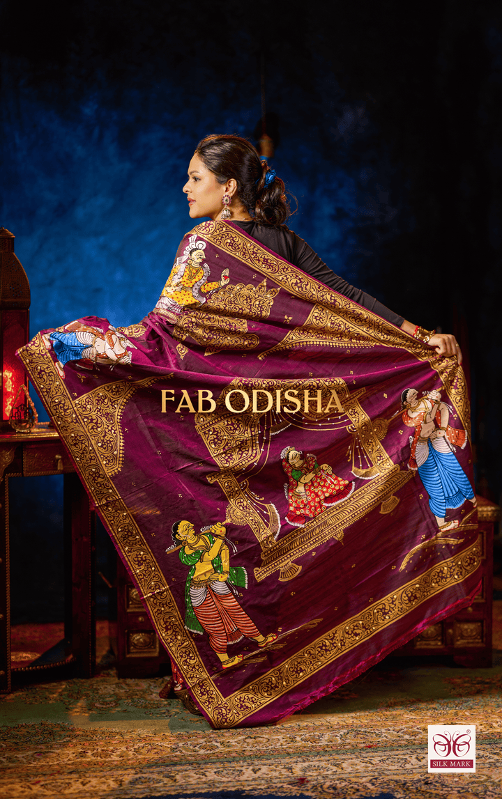 SUMAYA DOLI BARAT PATTACHITRA SILK SAREE