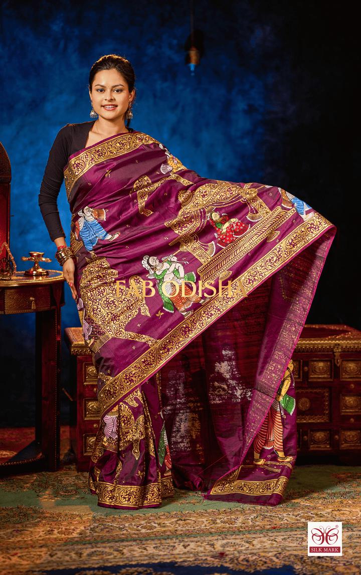 SUMAYA DOLI BARAT PATTACHITRA SILK SAREE