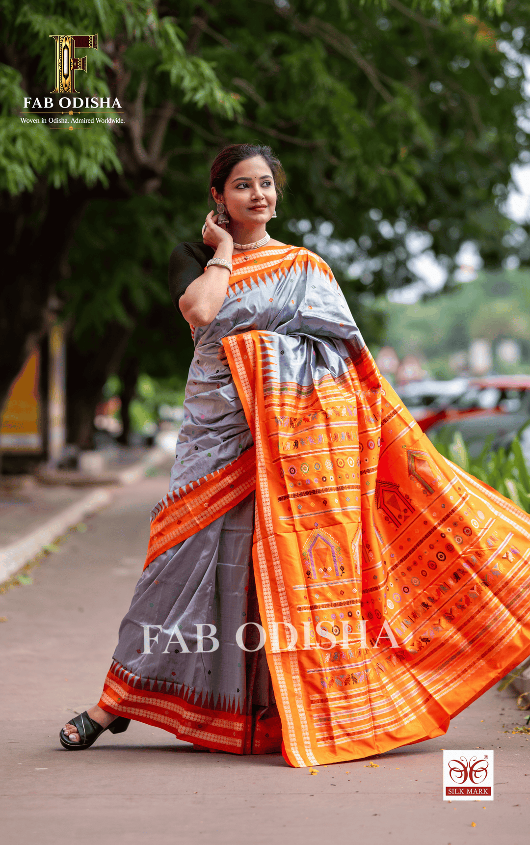 GITA GOBINDA DOLABEDI SAMBALPURI HANDLOOM SILK SAREE