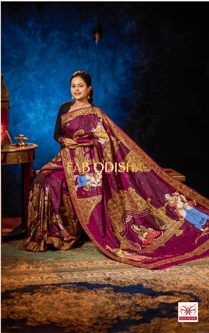 SUMAYA DOLI BARAT PATTACHITRA SILK SAREE