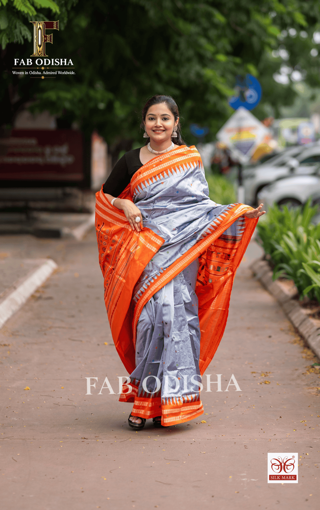 GITA GOBINDA DOLABEDI SAMBALPURI HANDLOOM SILK SAREE