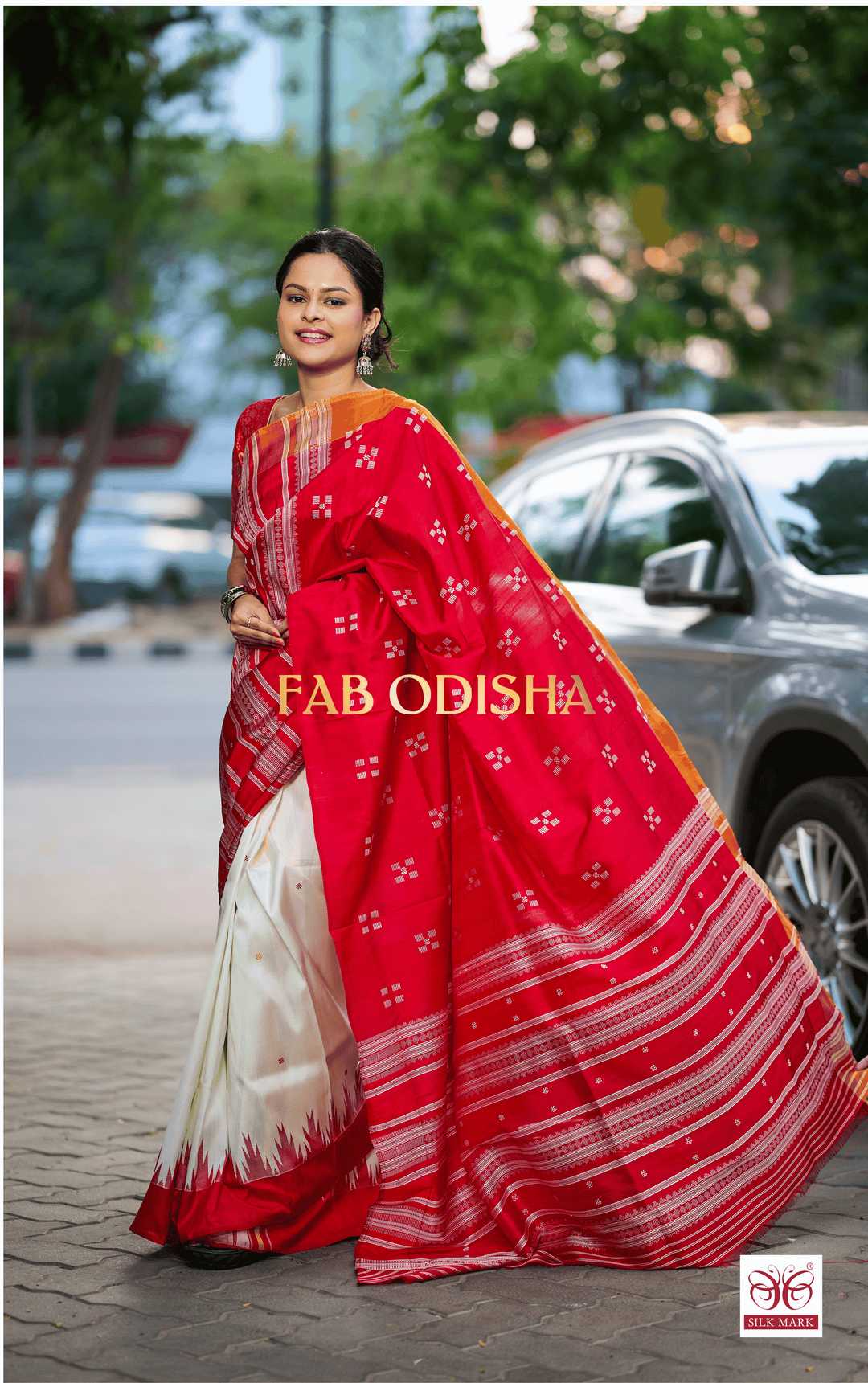 CHANDRAMALLI CHITRAKALA EXCLUSIVE BERHAMPURI DOUBLE AANCHAL PURE SILK PATTA SAREE