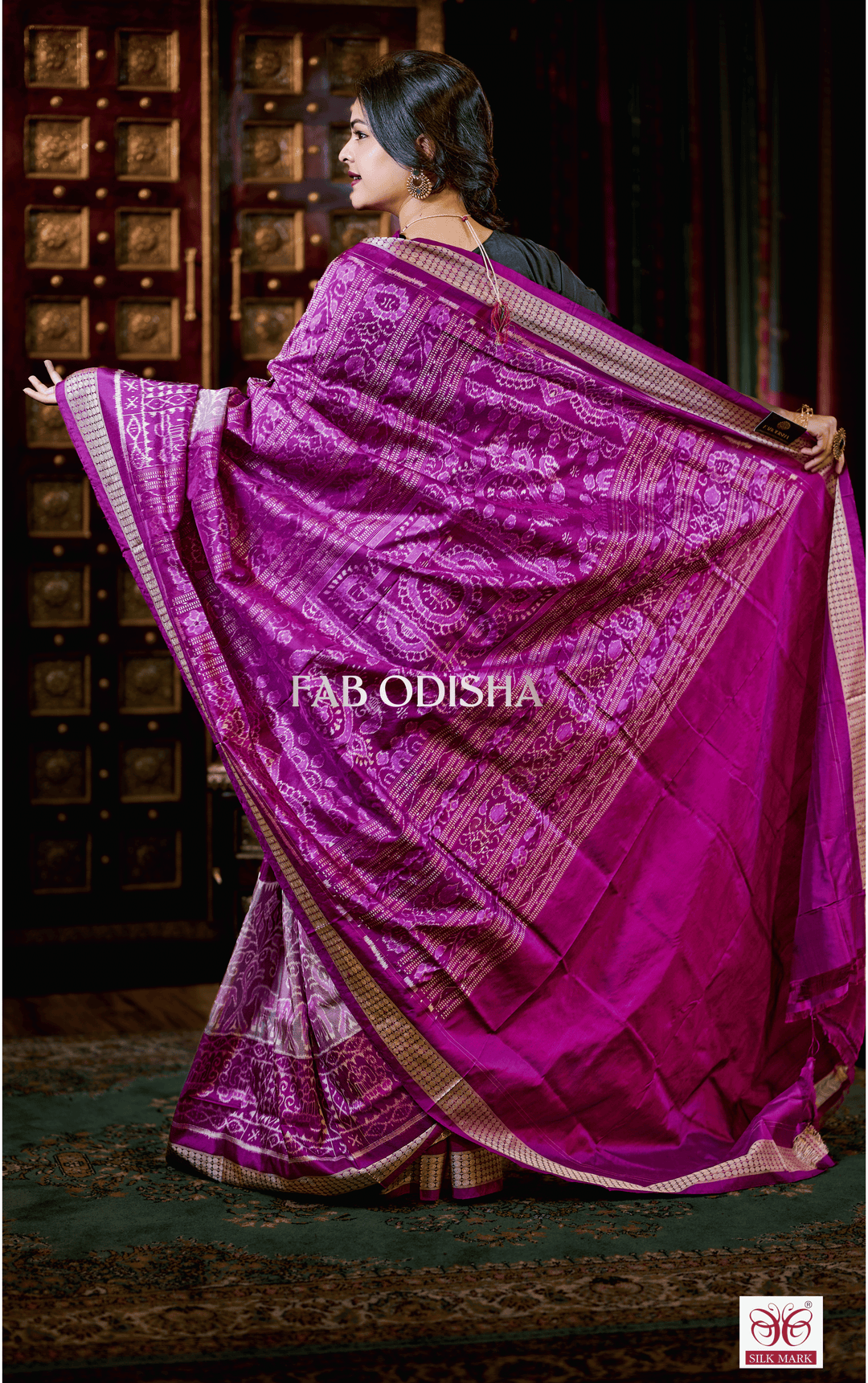 DEVI VANDANA EXCLUSIVE SAMBALPURI HANDLOOM PURE SILK SAREE