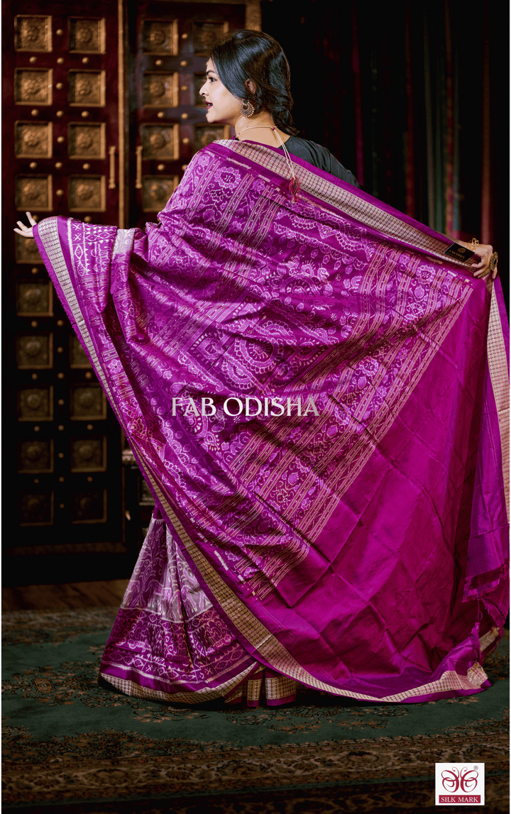 DEVI VANDANA EXCLUSIVE SAMBALPURI HANDLOOM PURE SILK SAREE