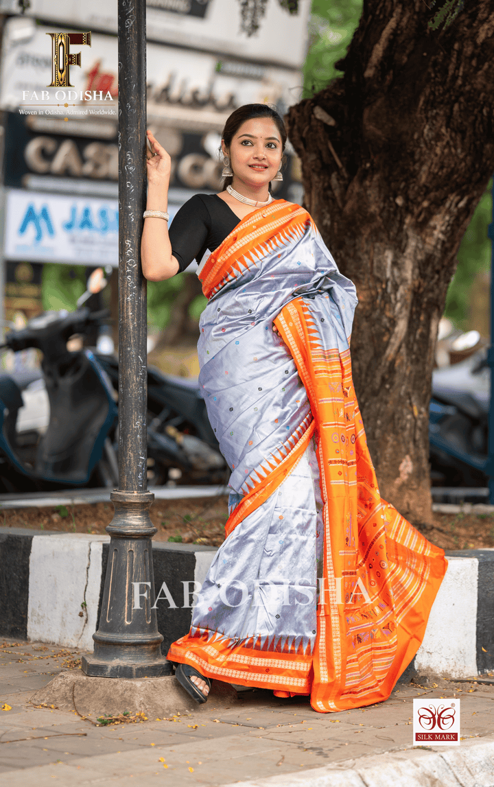 GITA GOBINDA DOLABEDI SAMBALPURI HANDLOOM SILK SAREE