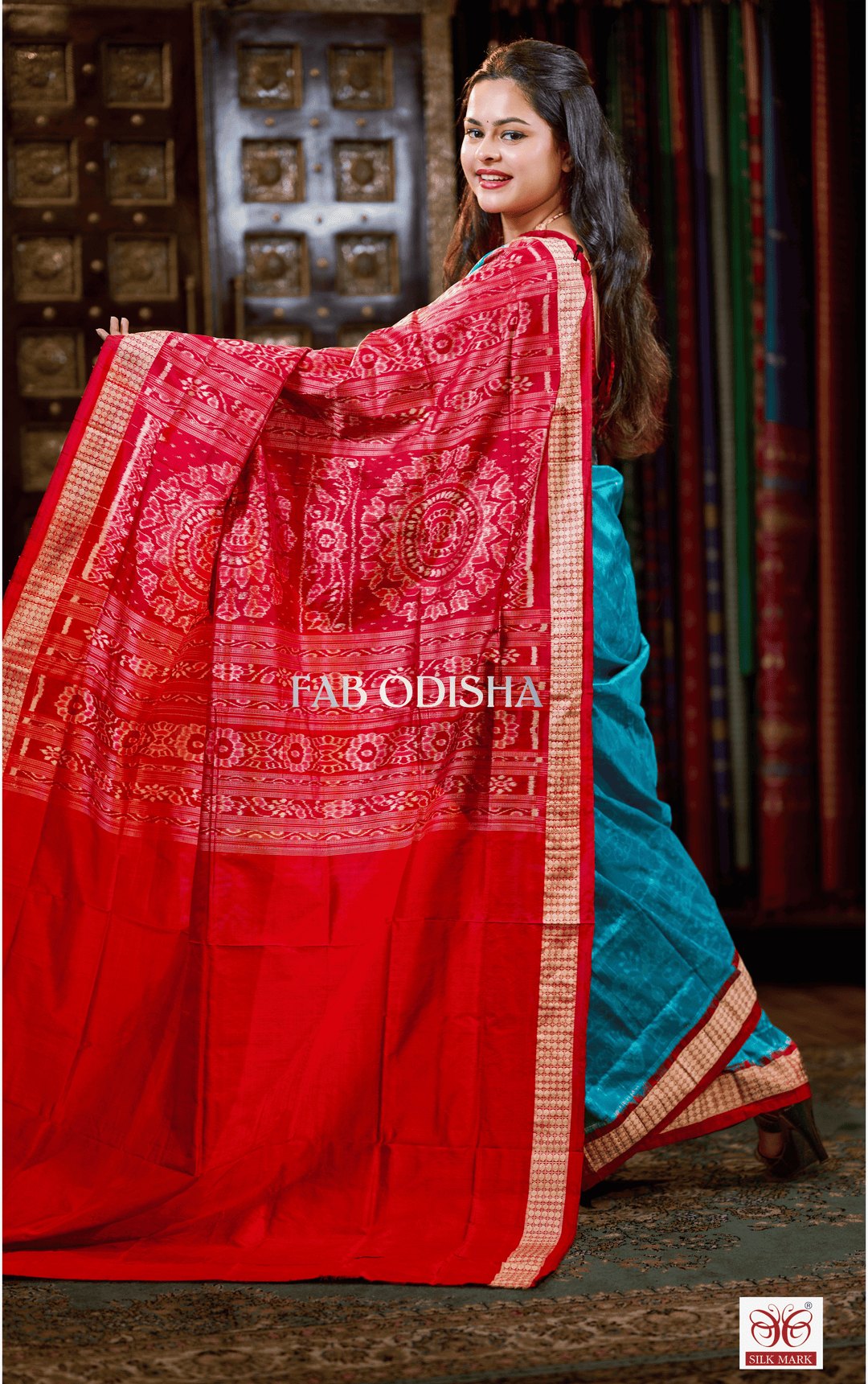 SWAGATIKA LUXE EXCLUSIVE SAMBALPURI HANDLOOM PURE SILK SAREE