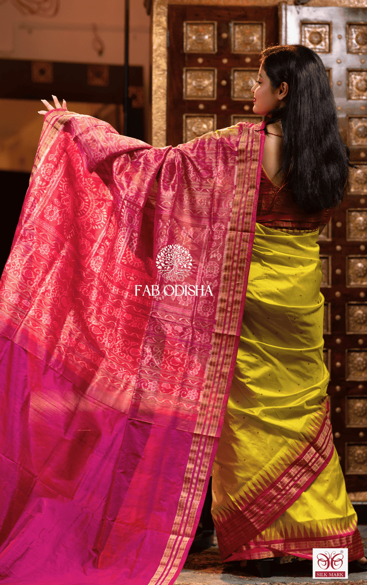 ROOPKALA SAMBALPURI HANDLOOM PURE SILK SAREE