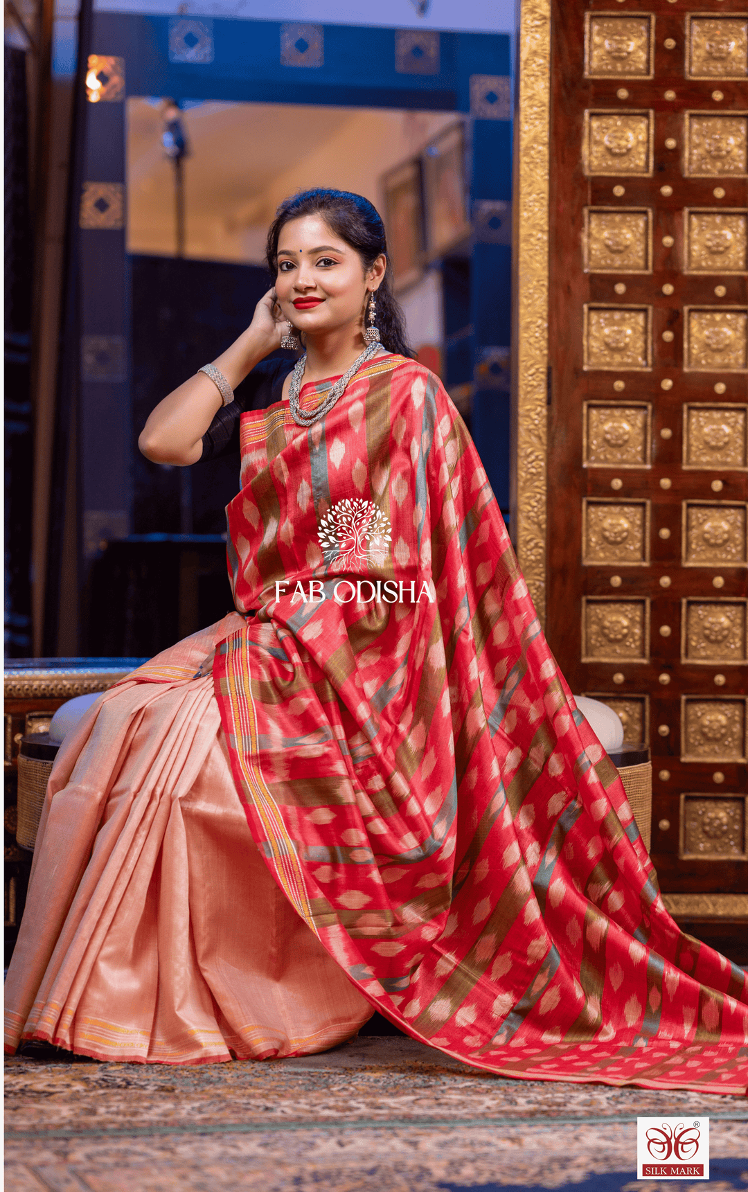 HEMAHARINI SILK SYMPHONY DESIGNER FINE TUSSAR SILK SAREE