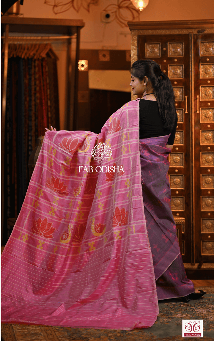 REGAL RAIMENT DESIGNER PREMIUM MULBERRY HANDLOOM PURE SILK SAREE