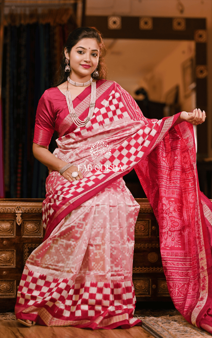 AMARA APSARA DIVINE SAMBALPURI PURE SILK SAREE