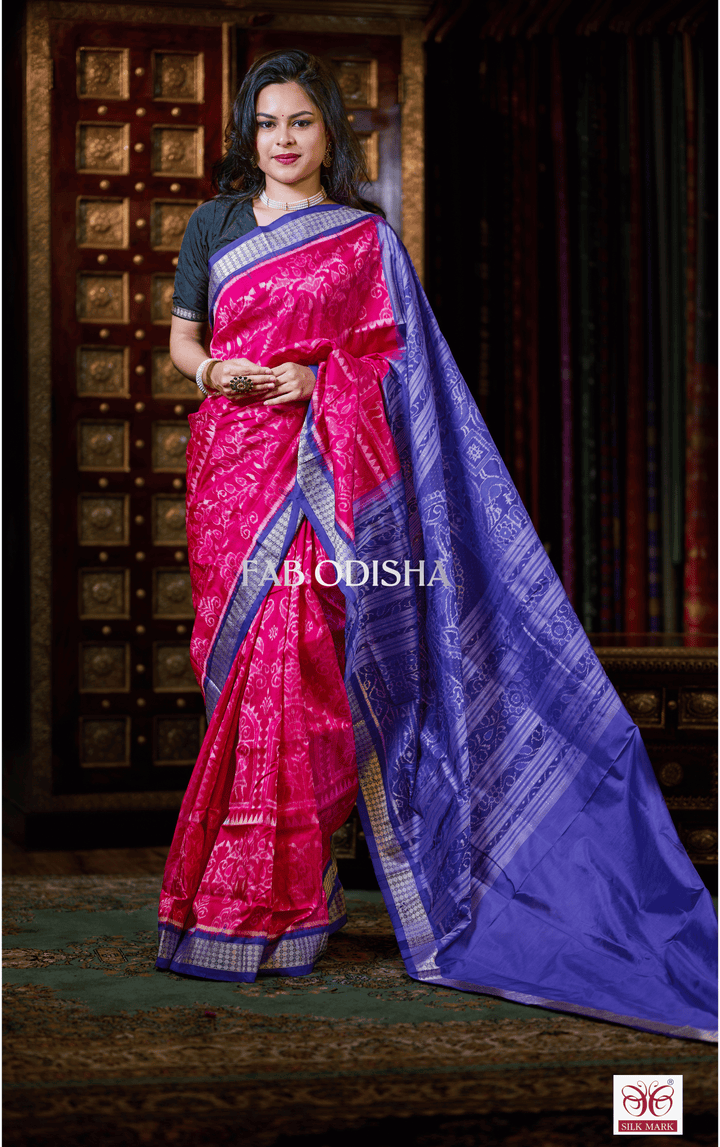 PRATITI SUTRA EXCLUSIVE SAMBALPURI HANDLOOM PURE SILK SAREE